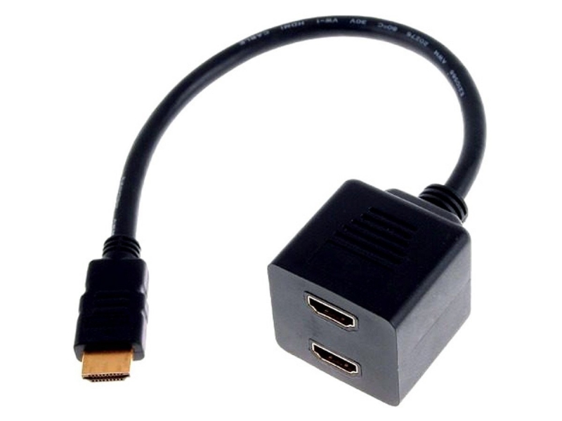 Cabo HDMI Y 1Entr.x 2Said.20cm(CBH320)